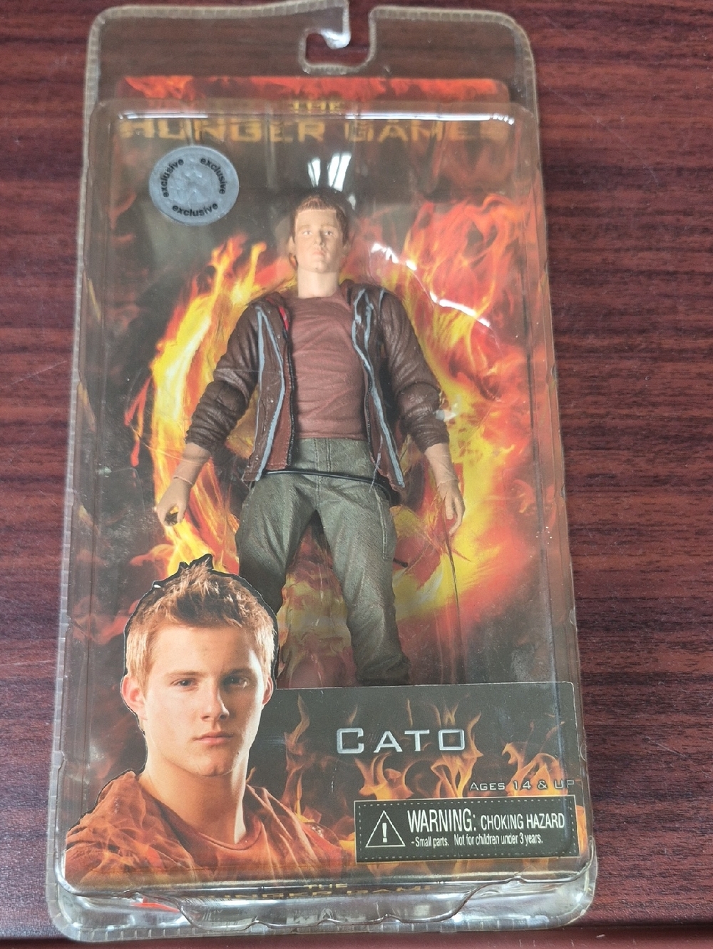 The Hunger Games Cato Action Figure - Red Jacket Made By Neca New And Sealed.